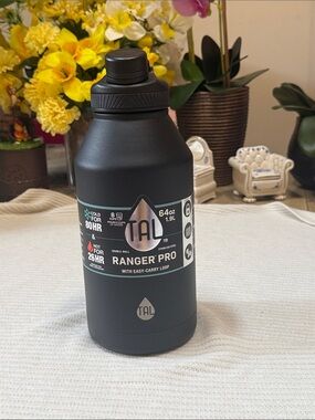TAL Ranger Pro 64oz Insulated Water Bottle — Matte Black
